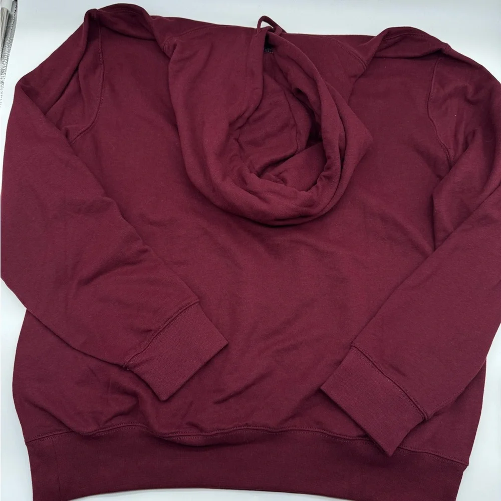 Polo‎ Ralph Lauren Maroon Hoodie with Embroidered 3 Pony Graphic, Size XL